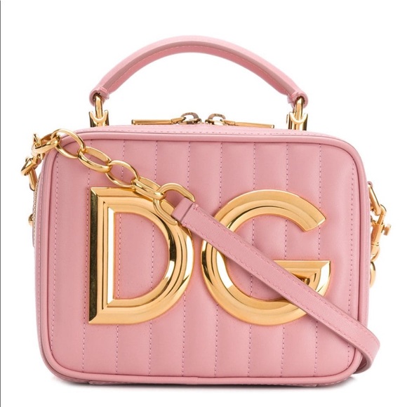 DOLCE&GABBANA pink nappa leather DGgirl - Picture 1 of 9